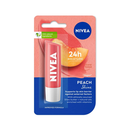 Nivea Lip Balm Peach Shine 